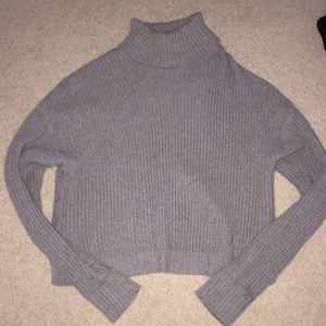 Cropped turtleneck